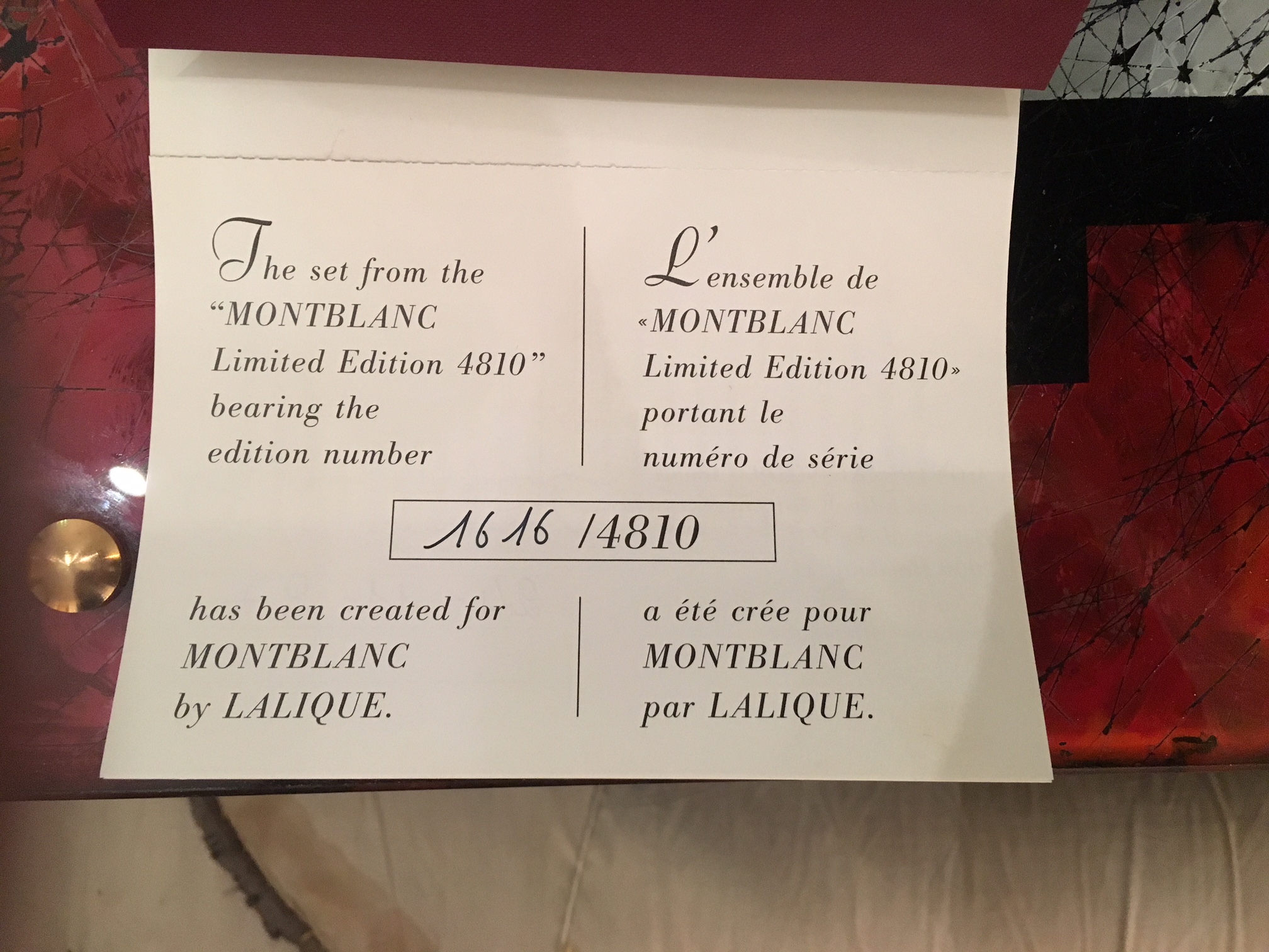 Oggetto da scrivania Vintage Mont blanc lalique del XX Secolo - Robertaebasta® Art Gallery opere d’arte esclusive.